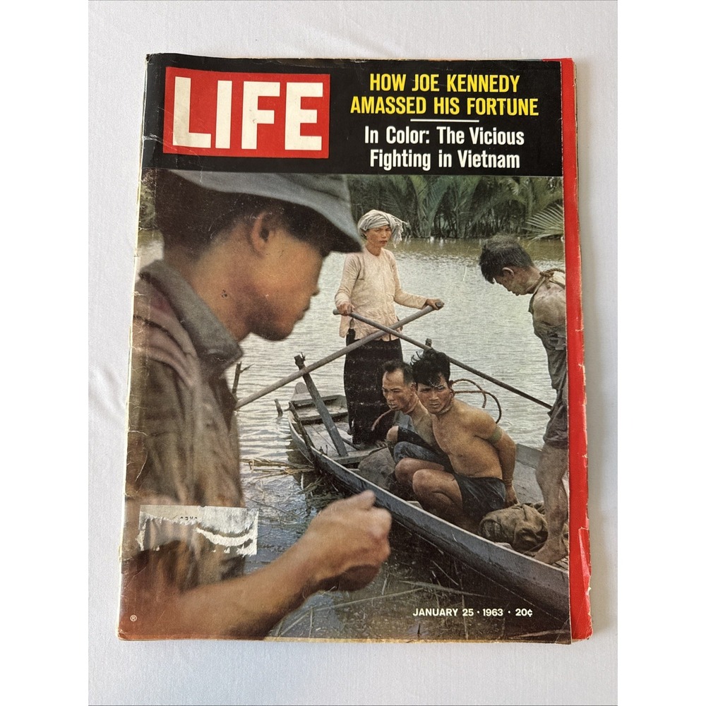 Vintage Life Magazine January 25 1963 Joe Kennedy Fortune Vietnam War History